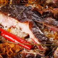 نفر حنيذ مدخن بدون أرز