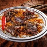 ربع ذبيحة تيس حنيذ مدخن